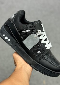 کتونی لیویتون مشکی Louis Vuitton LV Trainer