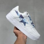 نایک ایفورس بیپ سفید ابی Bape