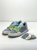 ایر جردن وان لو تراویس اسکات ابی سفید Air Jordan 1 Low Travis Scott White Blue