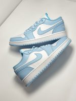 ایرجردن 1 لو سفید ابی یخی Air Jordan 1 Low White Ice Blue