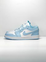ایرجردن 1 لو سفید ابی یخی Air Jordan 1 Low White Ice Blue