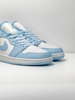 ایرجردن 1 لو سفید ابی یخی Air Jordan 1 Low White Ice Blue
