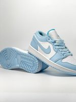ایرجردن 1 لو سفید ابی یخی Air Jordan 1 Low White Ice Blue