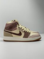 جردن وان مید کرم قهوه ای کالباسی Jordan 1 Mid SE Dark Pony Smoky Mauve