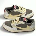 نایک ایر جردن کرم قهوه ای Nike Air Jordan Brown and Cream